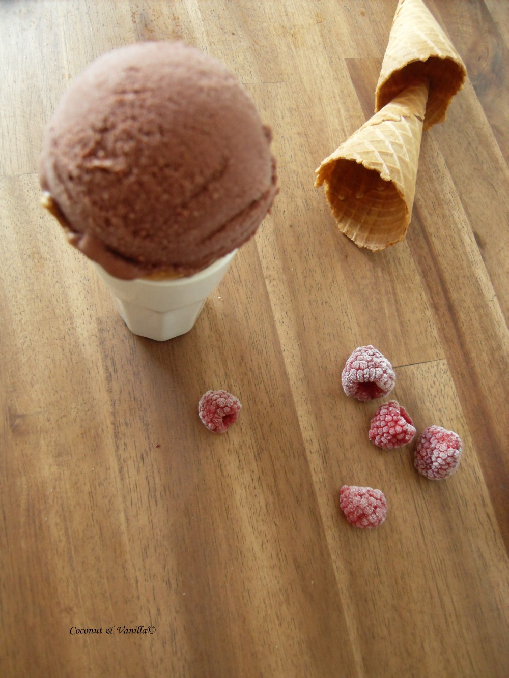 Himbeer-Schokoladen-Eis