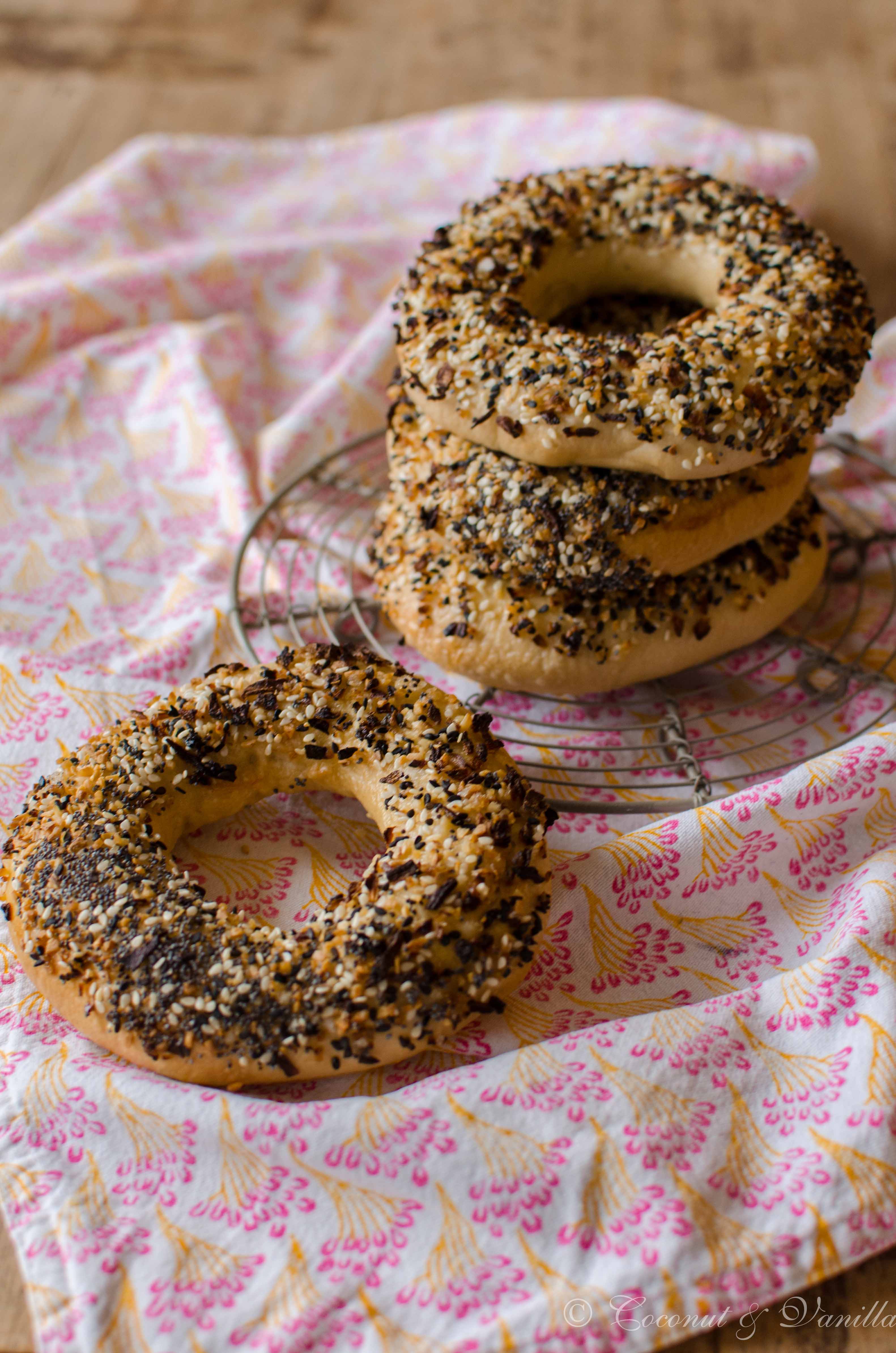 Bagel with Everything Bagel Spice by Coconut & Vanilla