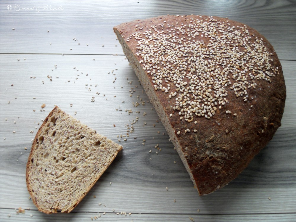 Flaxseed Sourdough Bread