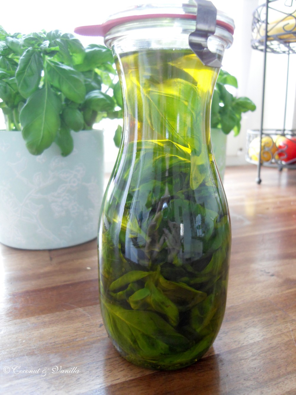 Strawberry Liquor, Basil Olive Oil & Elderflower Vinegar