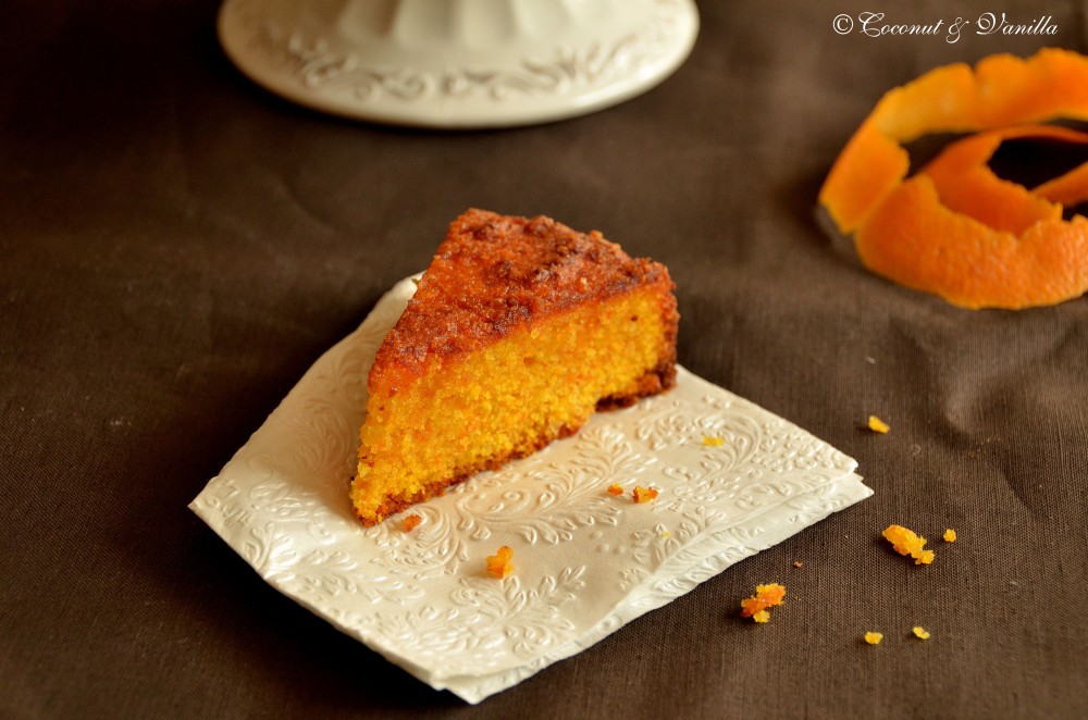 Gluten-free Orange-Polenta-Cake