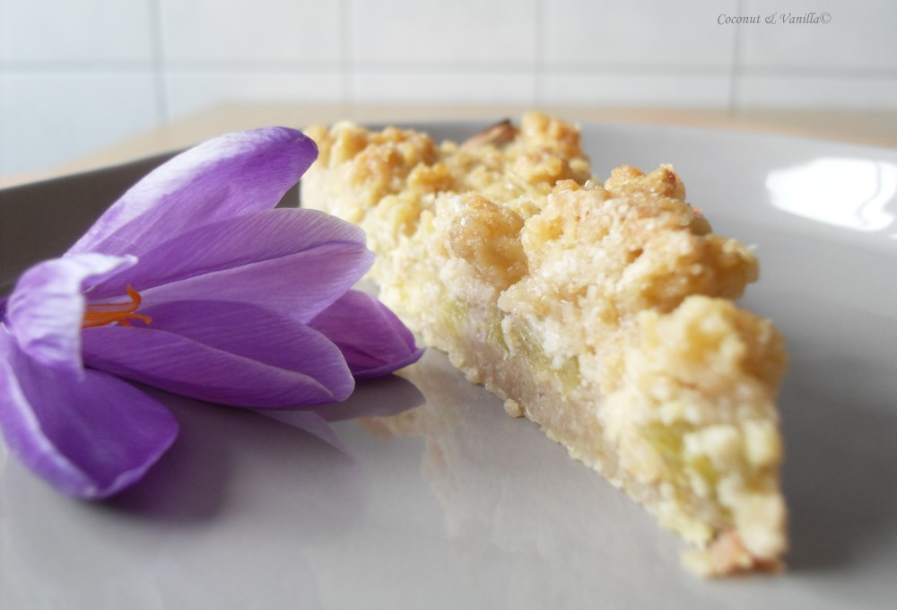 Rhabarber-Streusel-Kuchen | Coconut &amp; Vanilla