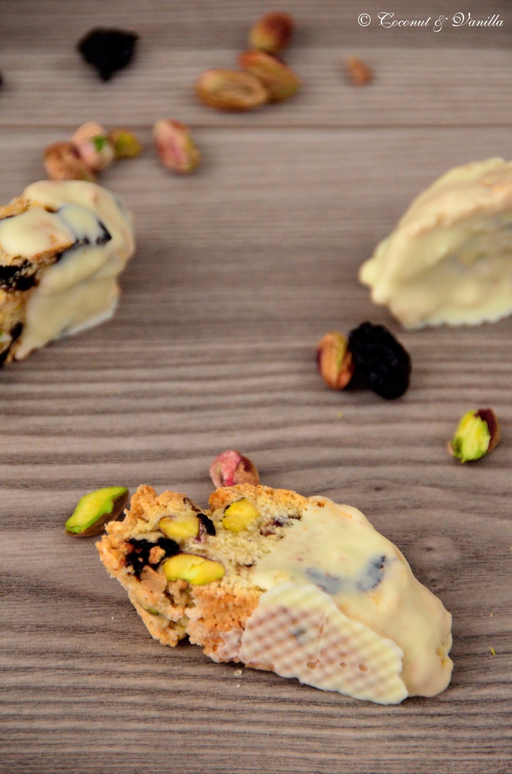 Cantucchini with Pistachios and Sour Cherries