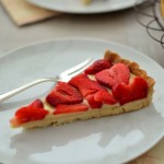 mürbe Erdbeer-Vanille-Tarte