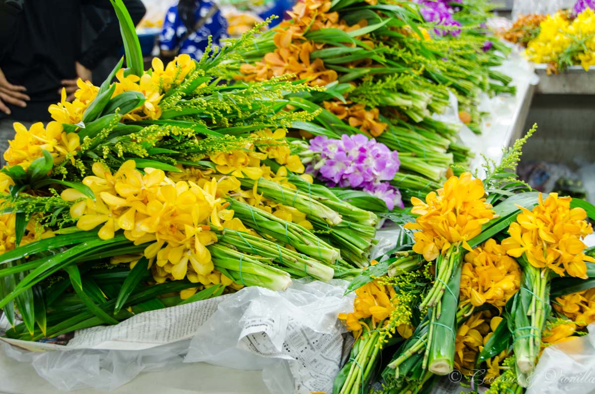 Bangkok Flower Market flowers