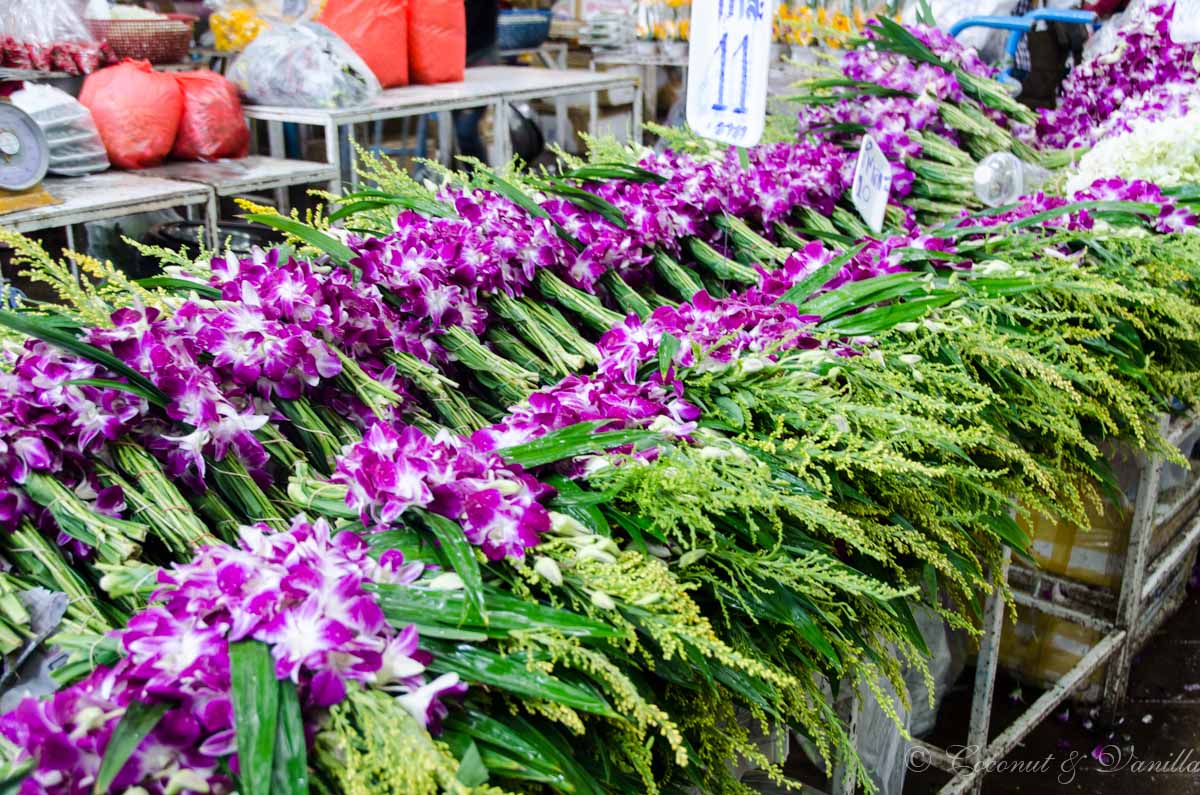 Bangkok Blumenmarkt