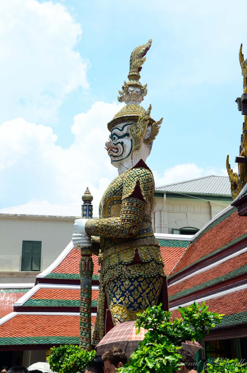 Bangkok Königspalast Statue