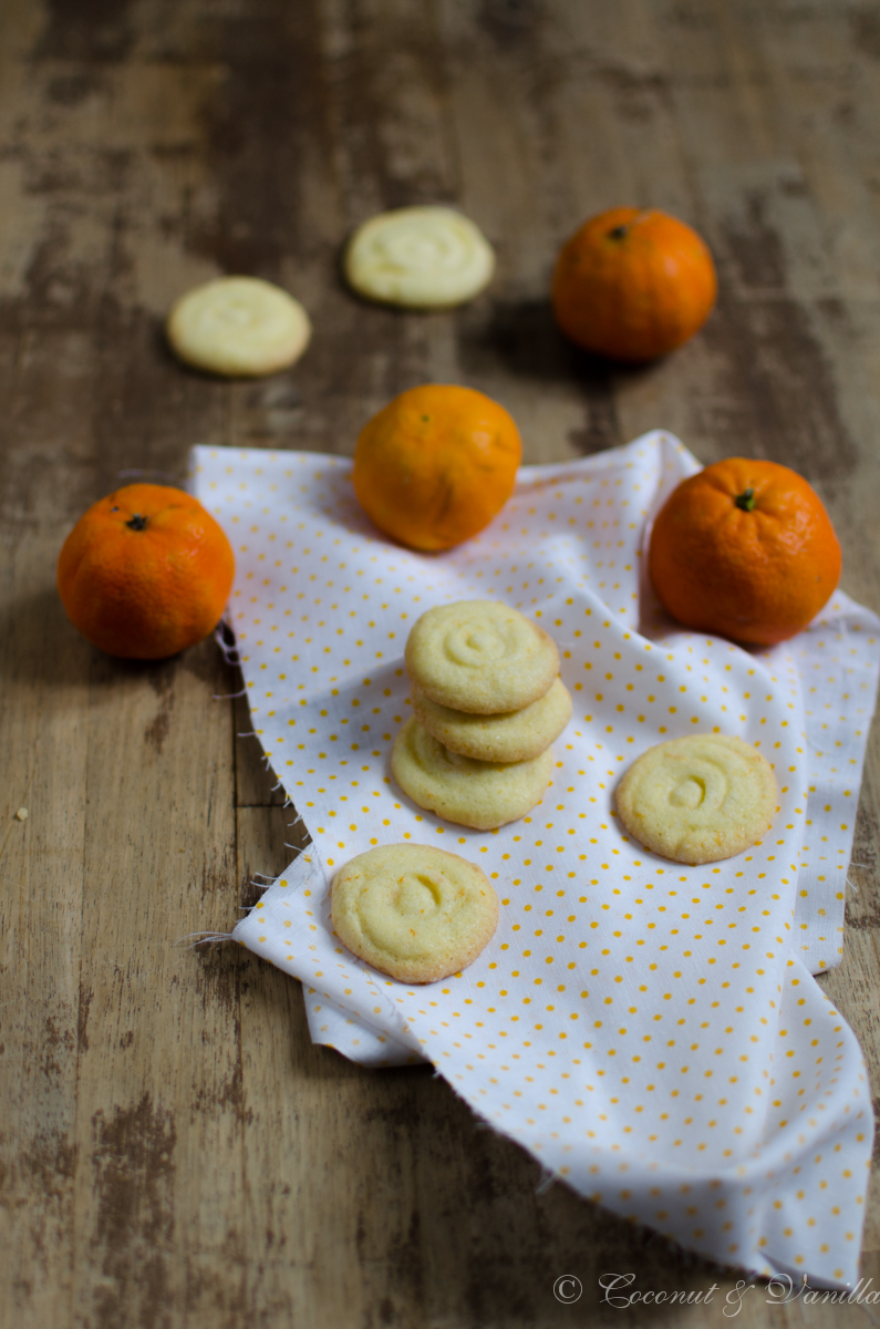 Mandarinenkekse - Tangerine Cookies by Coconut & Vanilla