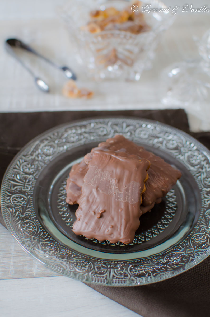 Lebkuchen mit Schokoladenüberzug