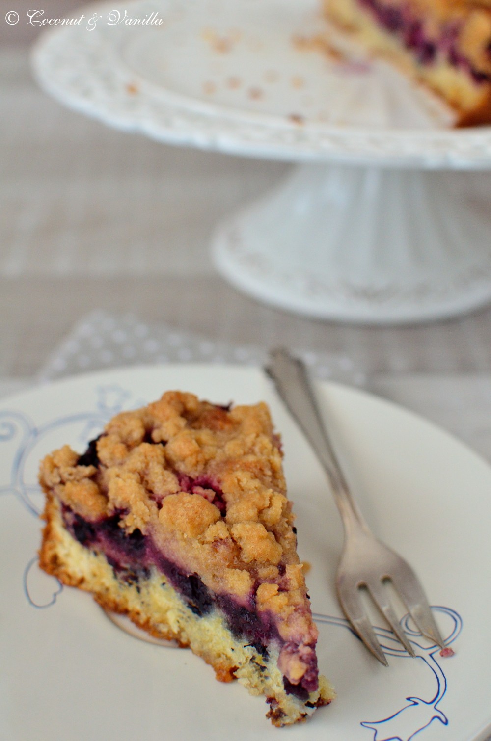 Brombeerkuchen mit Zimtstreusel