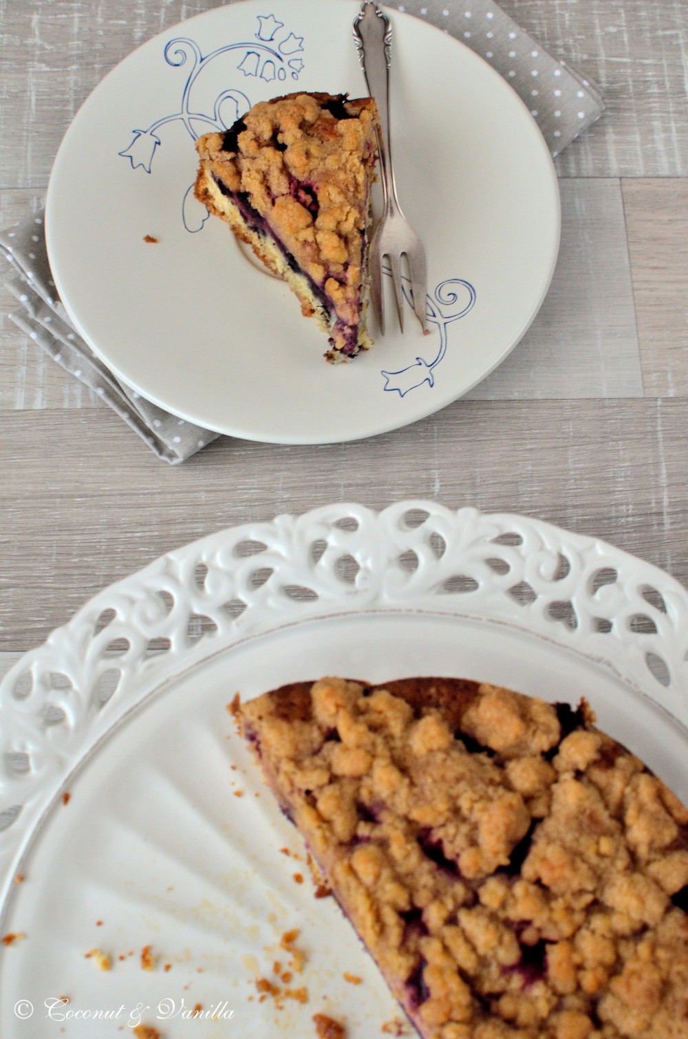 Brombeerkuchen mit Zimtstreusel