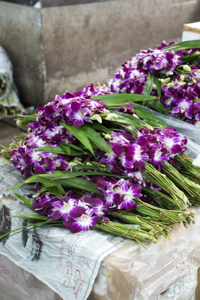 Bangkok, Blumen by flowers on my plate