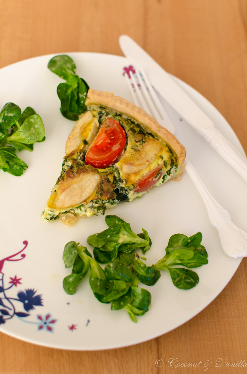 Bärlauch-Tomaten-Tarte