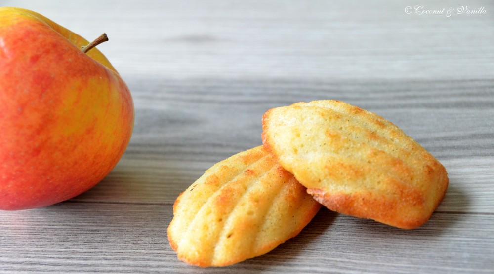 Apfel & Vanille Madeleines mit brauner Butter