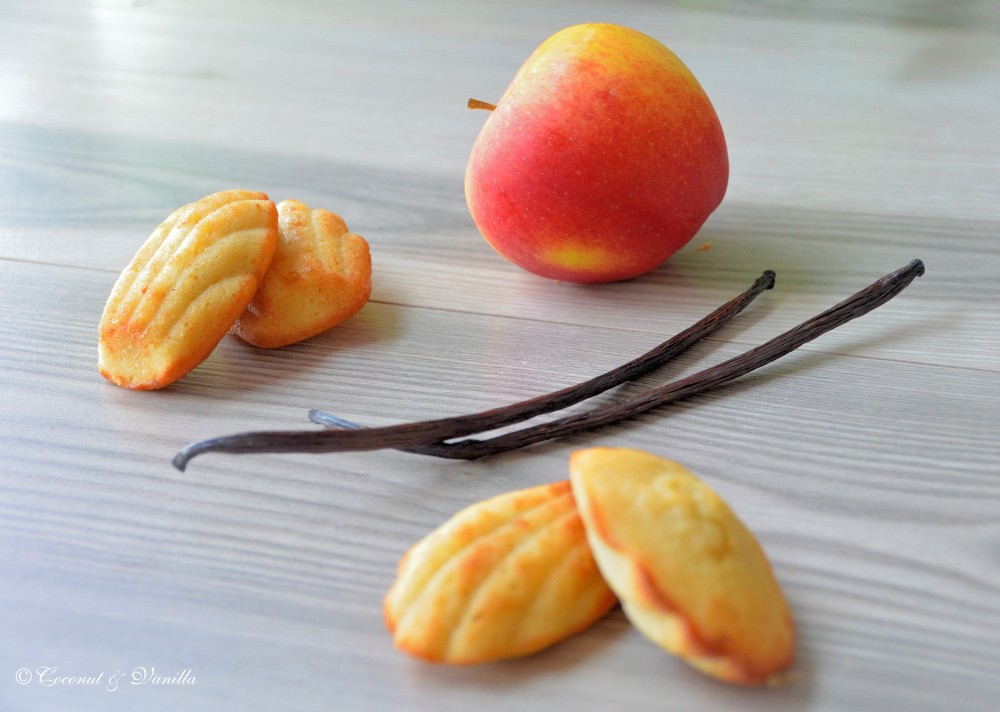 Apfel & Vanille Madeleines mit brauner Butter