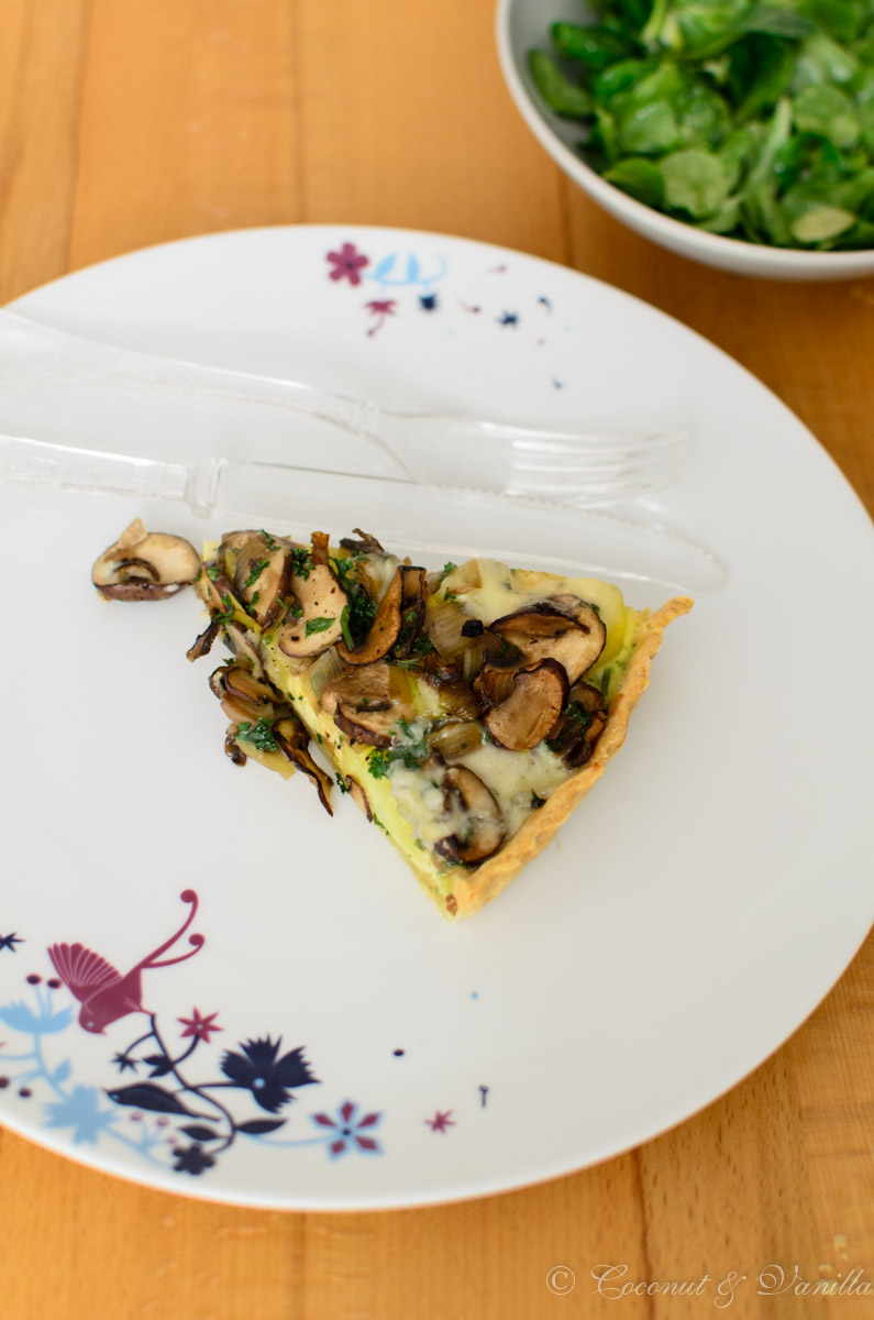 Potato Mushroom Tarte