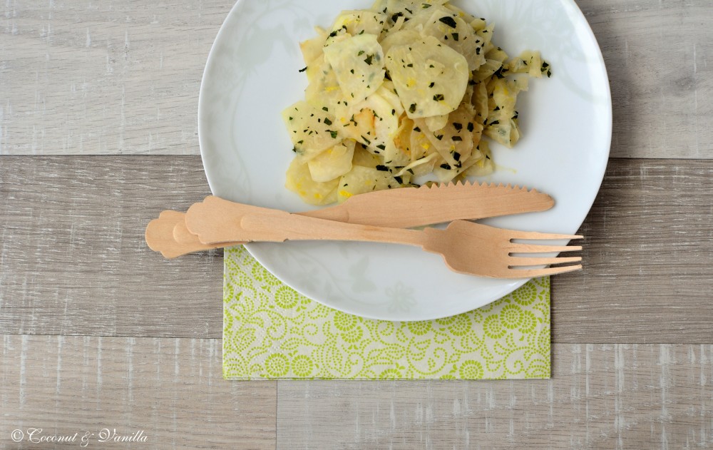 Kohlrabi mit Zitrone und Minze