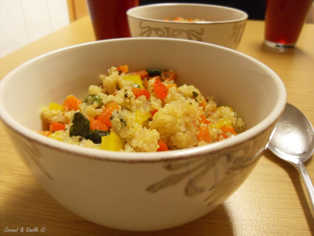 vegetables with quinoa