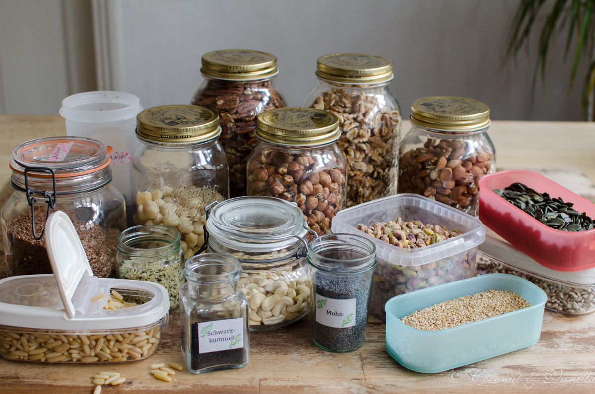 [:de]Mein Vorratsschrank Teil 2: Nüsse und Saaten[:en]My pantry part 2: nuts and seeds[:]