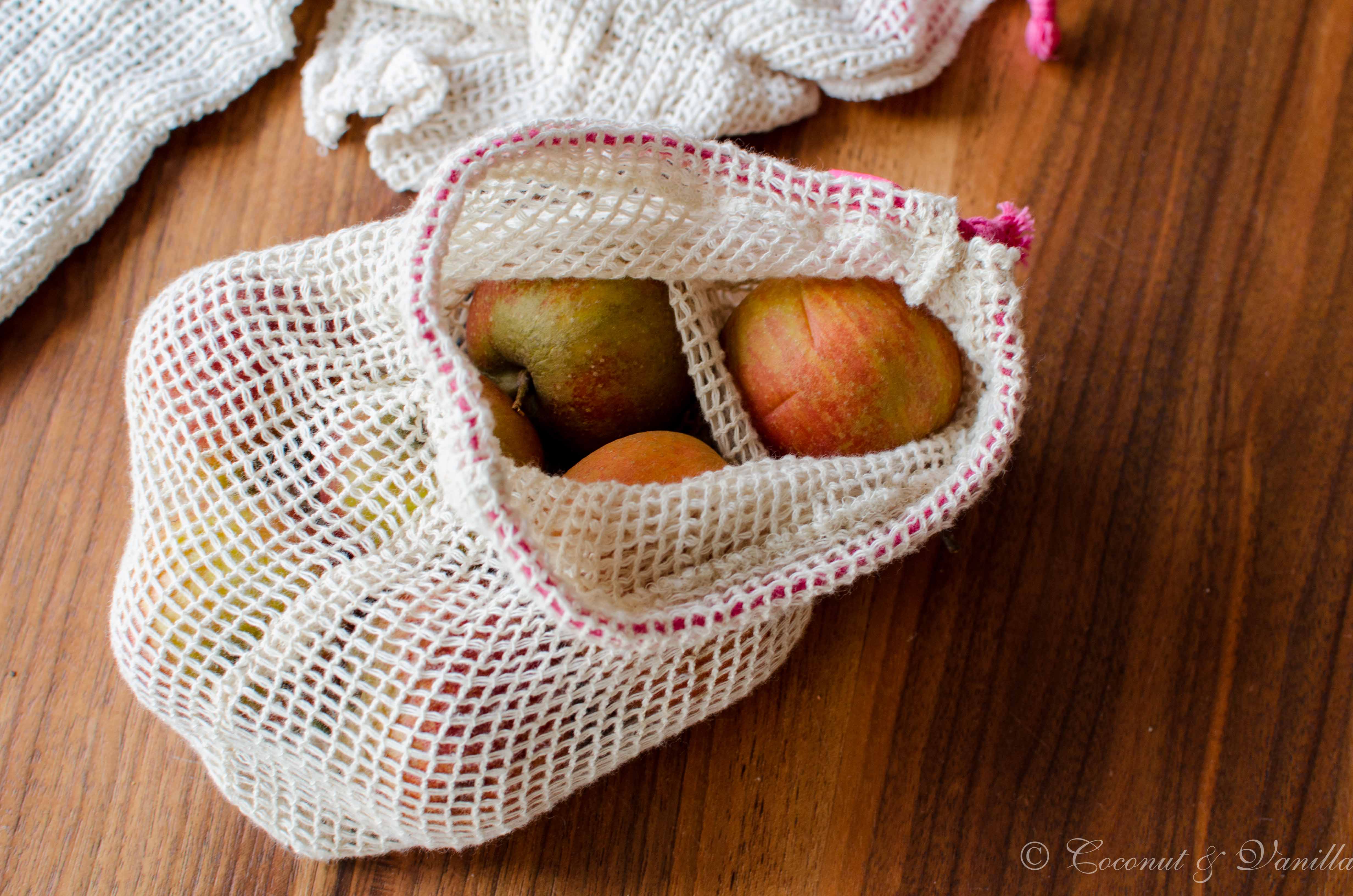Greenderella Baumwollsäckchen mit Äpfeln
