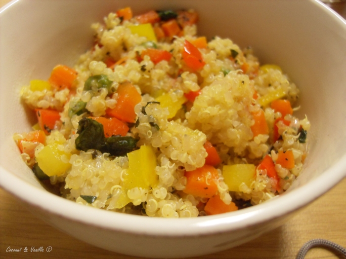 Gemüse mit QuinoaVegetables with Quinoa