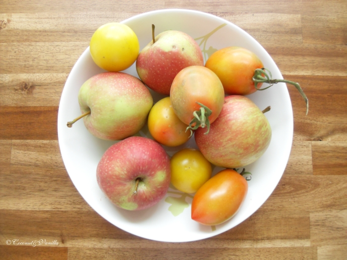 Tomaten und ÄpfelTomatoes and Apples