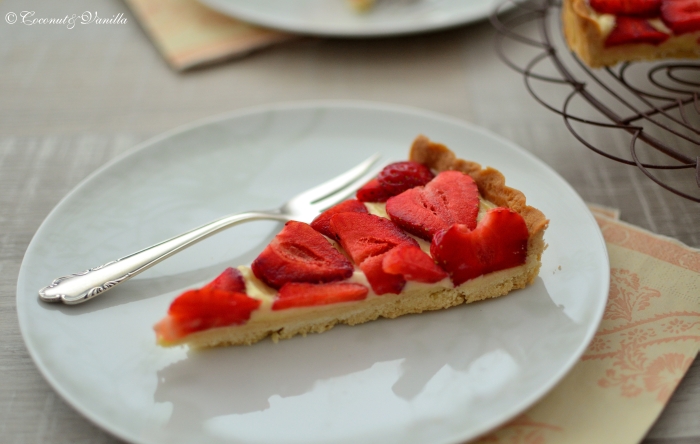 mürbe Erdbeer-Vanille-TarteStrawberry-Vanilla-Tart