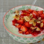 Cooking through La Tartine Gourmande: Rice Pudding with Strawberries stewed in Lemongrass and Lime (with recipe!)